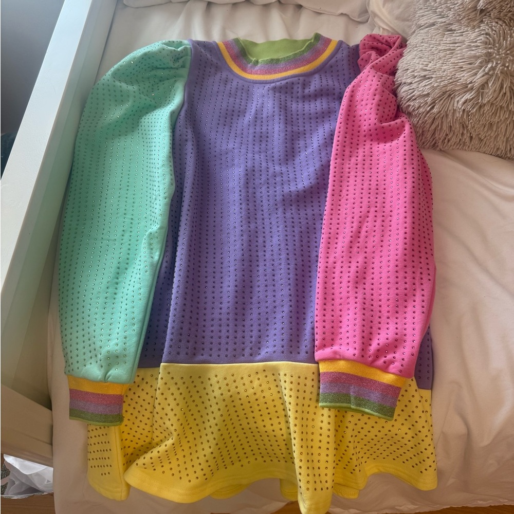 Queen of Sparkles Colorblock Dress